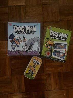 Dog Man game set (3 fun games!)